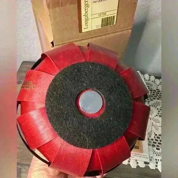 Longaberger 2013 Collectible Christmas Santa Belly Small Santa Basket-NEW - Picture 6 of 6